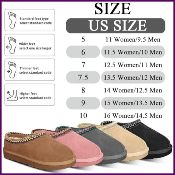 Faux Fur Lined Platform Slipper Boots Women's Waterproof Anti-Slip Winter - Picture 7 of 7